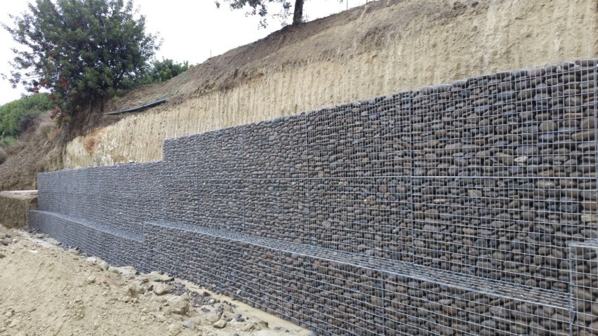 Muro de gaviones