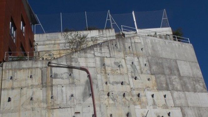 Obras de rehabilitación de la zona de Easo en San Bartolomé